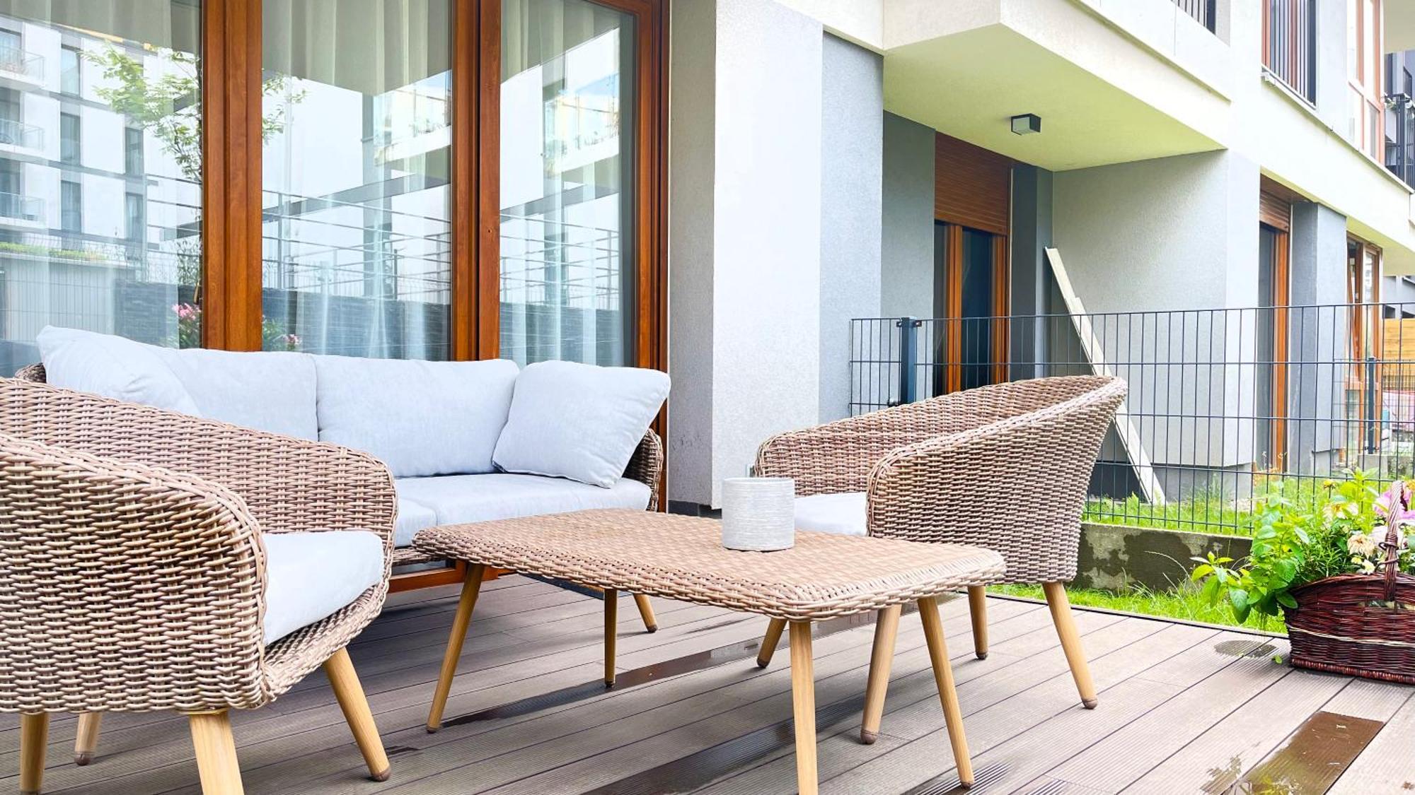 Appartement Classy 2-room With Private Garden And Air Conditioning- Old Town