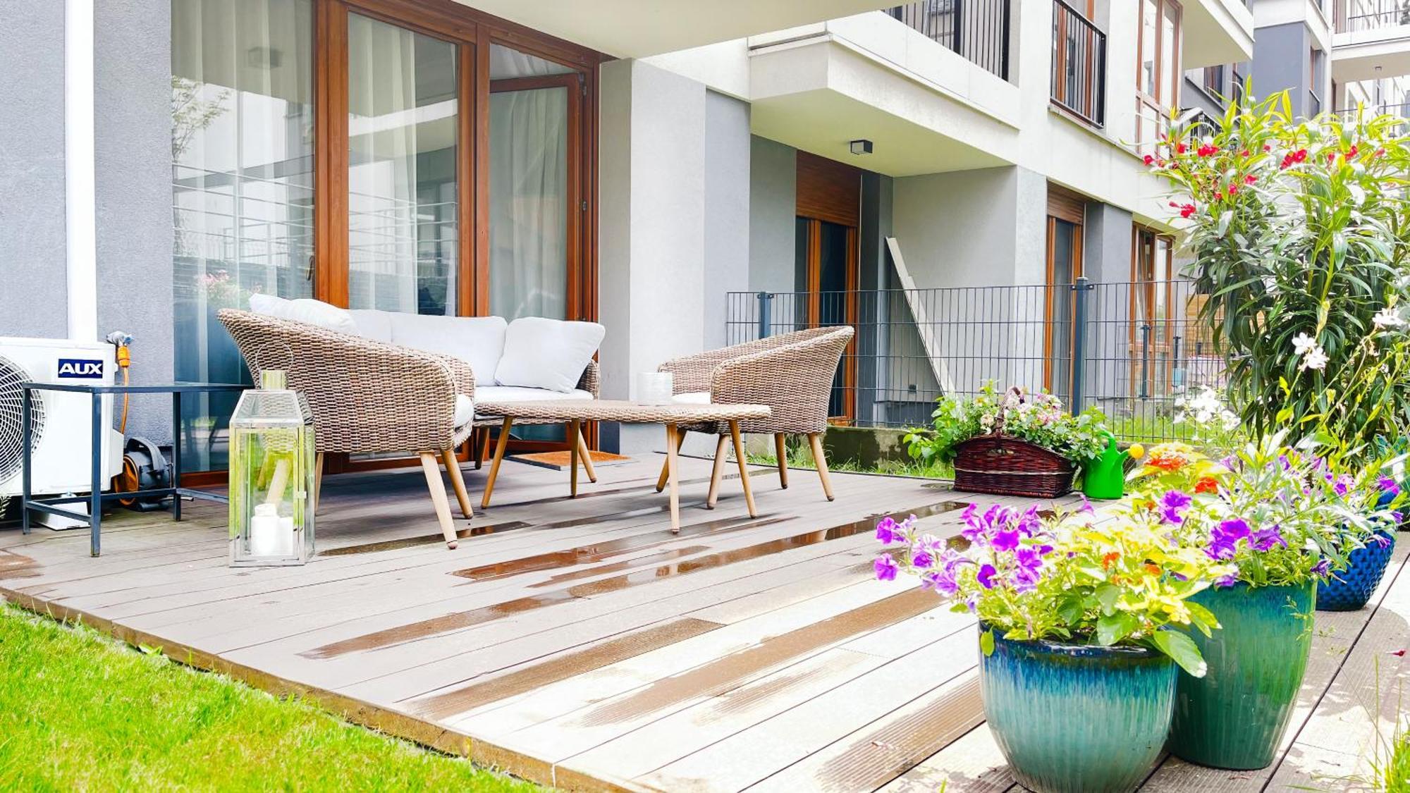 Appartement Classy 2-room With Private Garden And Air Conditioning- Old Town *